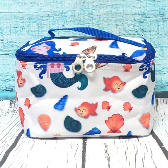 Handbags - Women's Mermaid Print Cosmetic Makeup Case